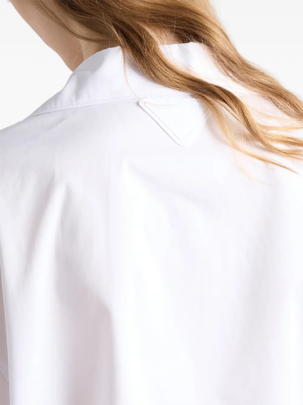 Prada Popeline overhemd Wit