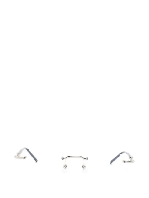 Montblanc rimless rectangle-frame glasses