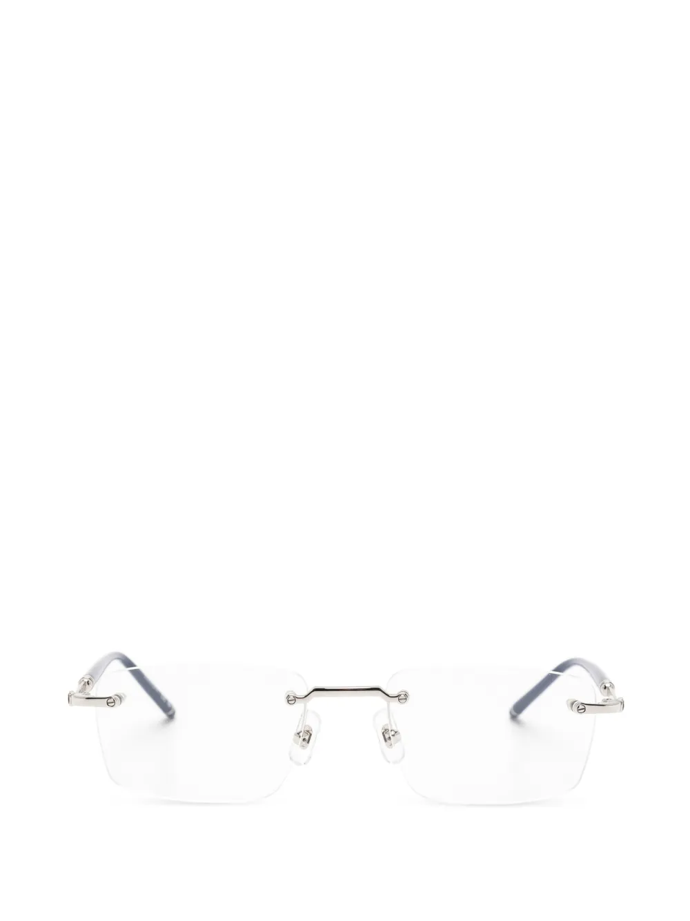 Montblanc rimless rectangle-frame glasses | plateado | Image 1