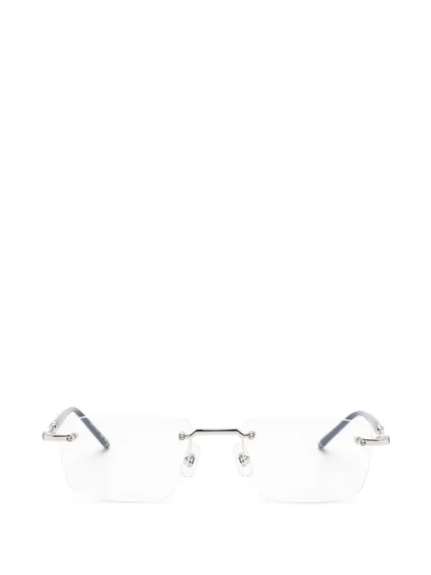 Montblanc rimless rectangle-frame glasses