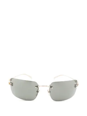 小物 Cazal rimless sunglasses gorgeous y2k Cazal Rimless oval-frame Sunglasses | Gold | FARFETCH SG