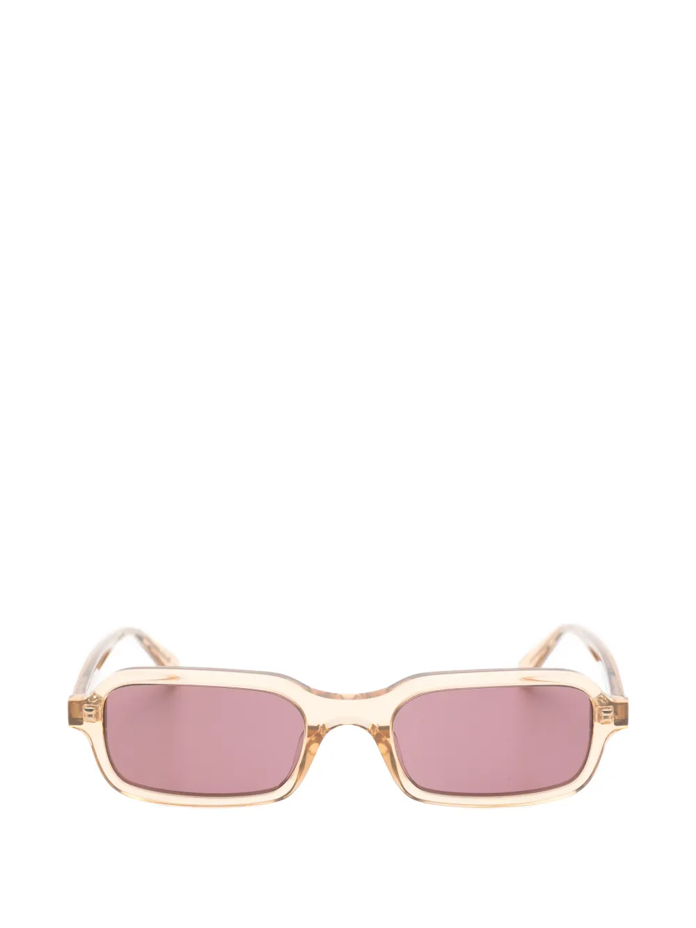 Saint Laurent Eyewear SL 908 Sonnenbrille mit eckigem Gestell - Nude