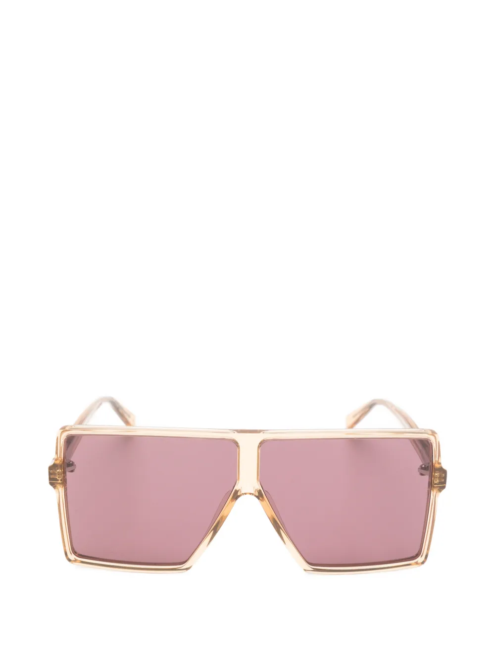 Saint Laurent Eyewear SL 909 Betty S square-frame sunglasses - Nude