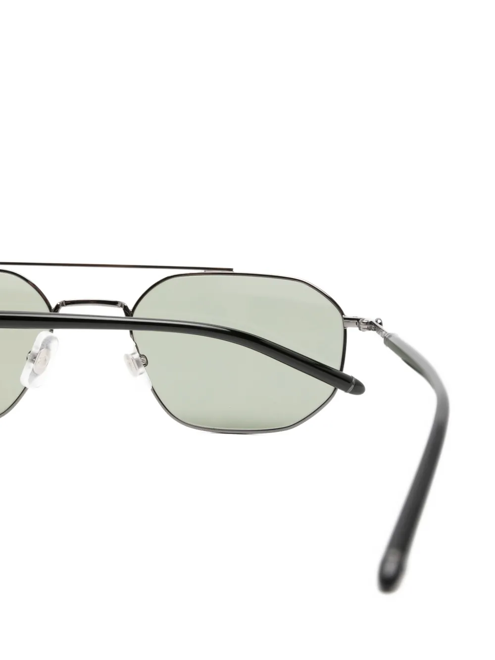 Montblanc Zonnebril met dubbele neusbrug Grijs
