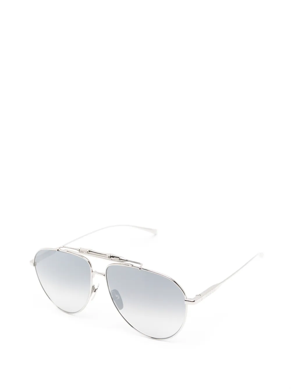 Gucci Eyewear Zonnebril met piloten montuur Zilver