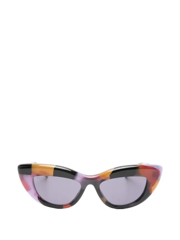 Gucci Eyewear キャットアイ サングラス | パープル | FARFETCH JP