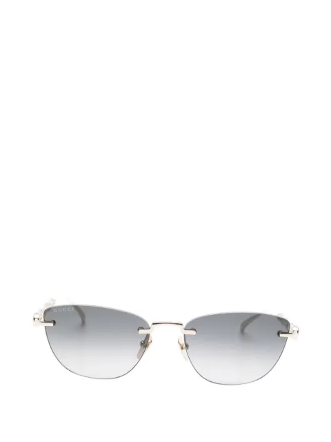 Gucci Eyewear gafas de sol Bamboo con montura cat eye