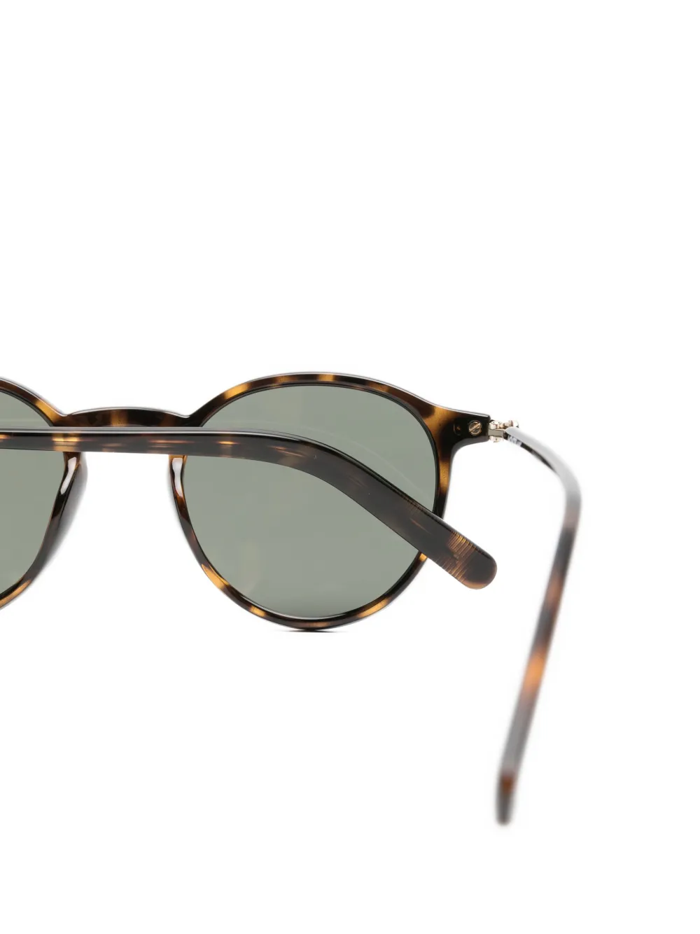Montblanc Zonnebril met schildpadschild effect Bruin