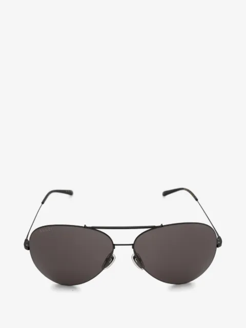 Gucci Eyewear pilot-frame double-bridge sunglasses