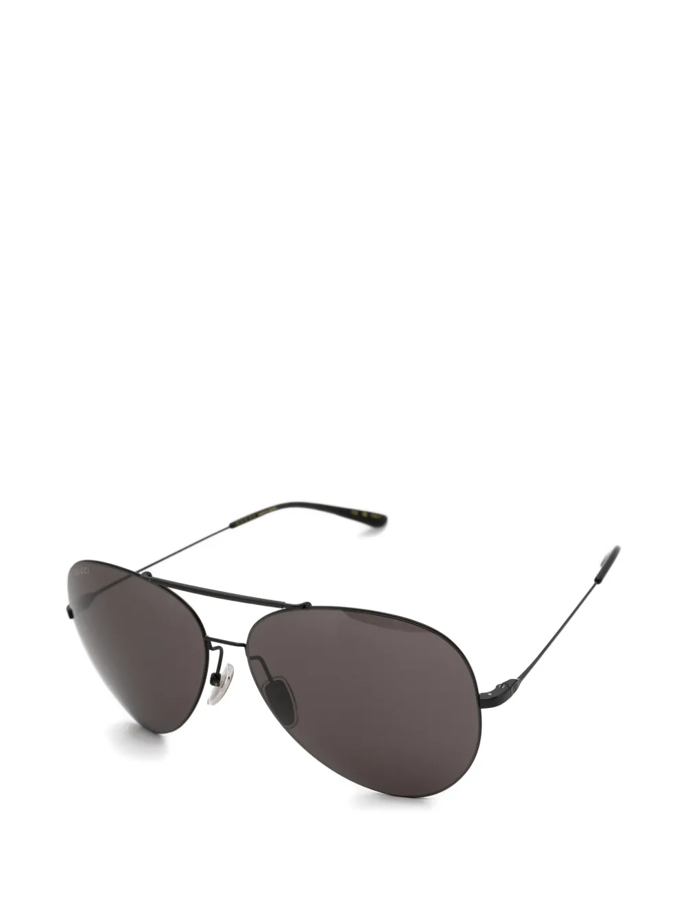 Gucci Eyewear Zonnebril met piloten montuur Zwart