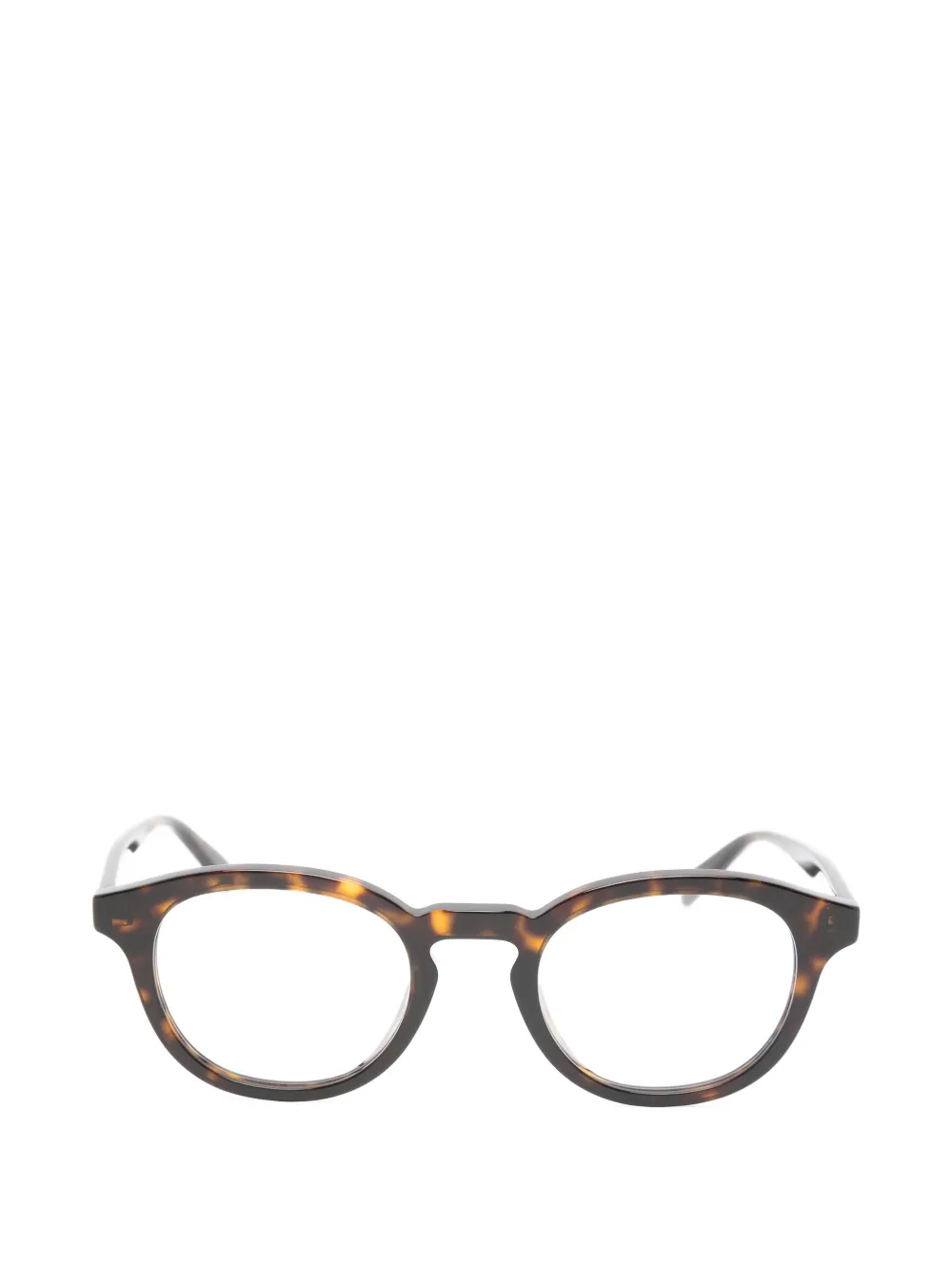 Saint Laurent Eyewear round-frame glasses - Marrone