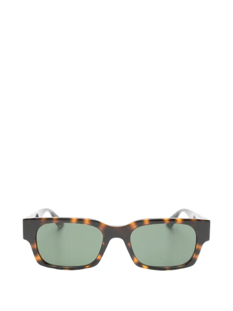 Gucci Eyewear tortoiseshell-effect rectangle-frame sunglasses