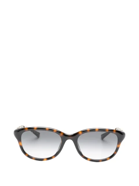 Gucci Eyewear Bamboo tortoiseshell-effect sunglasses