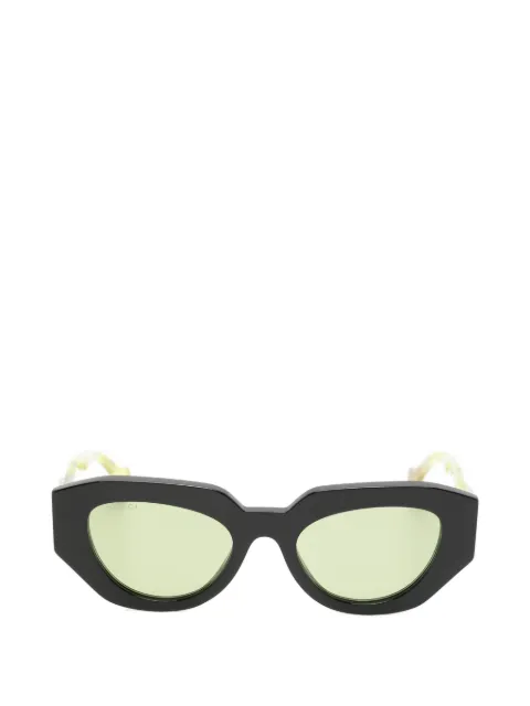 Gucci Eyewear Double G geometric-frame sunglasses