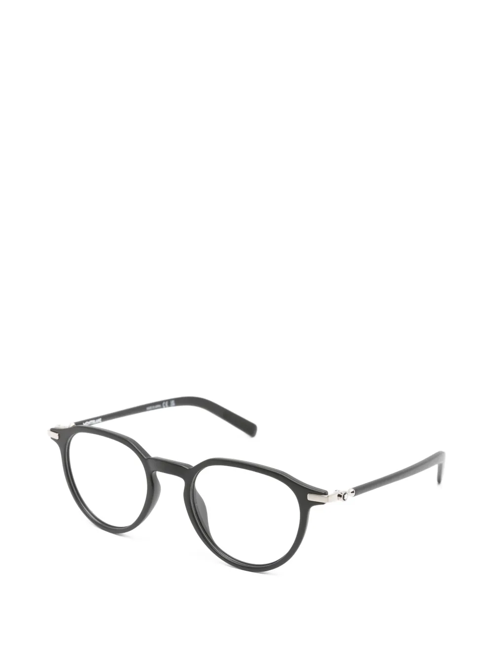 Montblanc Bril met geometrisch montuur Zwart