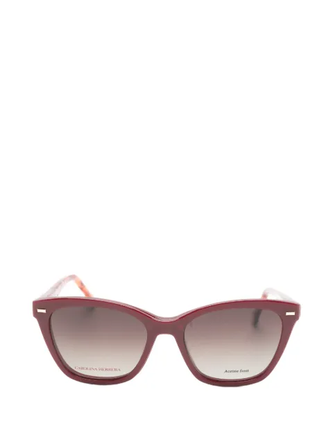 Carolina Herrera cat-eye clip-on glasses