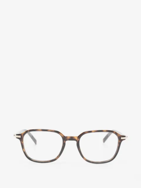 Montblanc geometric-frame logo-plaque glasses