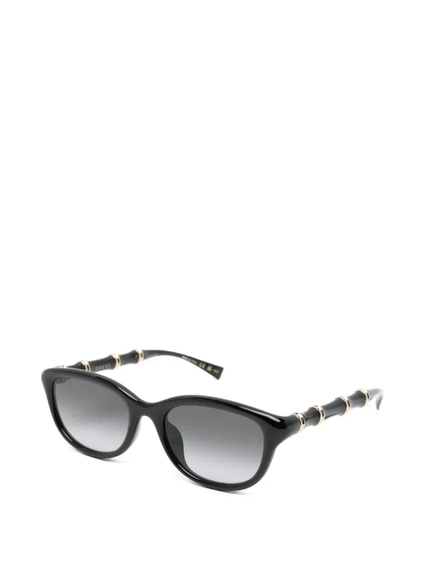 Gucci Eyewear バンブーサングラス | ブラック | FARFETCH JP
