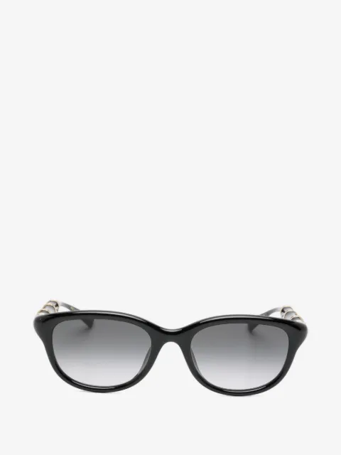 Gucci Eyewear lentes de sol con efecto de bambú