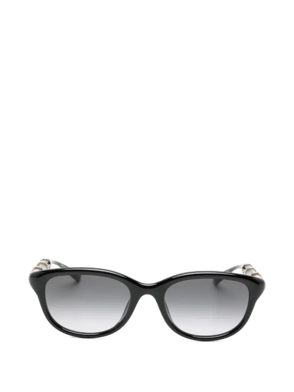 Gucci Eyewear バンブーサングラス | ブラック | FARFETCH JP