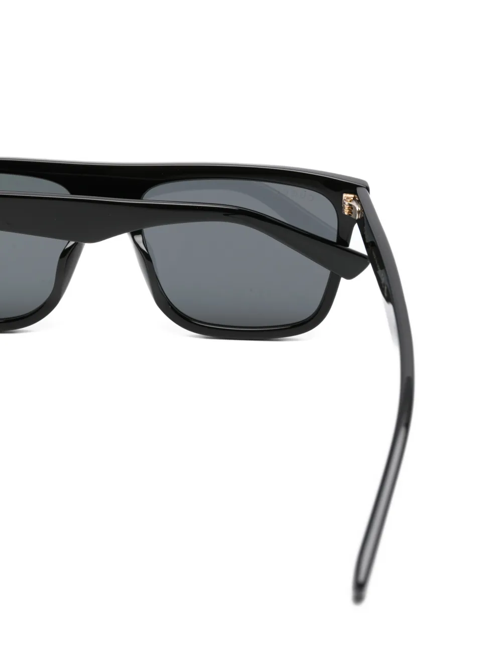 Gucci Eyewear Zonnebril met vierkant montuur Zwart