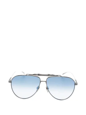 Cazal ブローライン グラデーション サングラス | ホワイト | FARFETCH JP