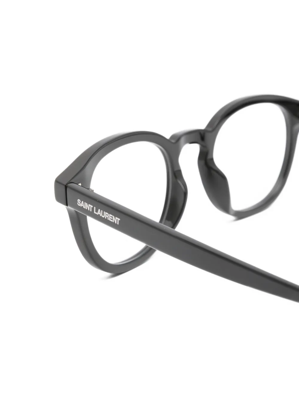 Saint Laurent Eyewear Bril met rond montuur Zwart