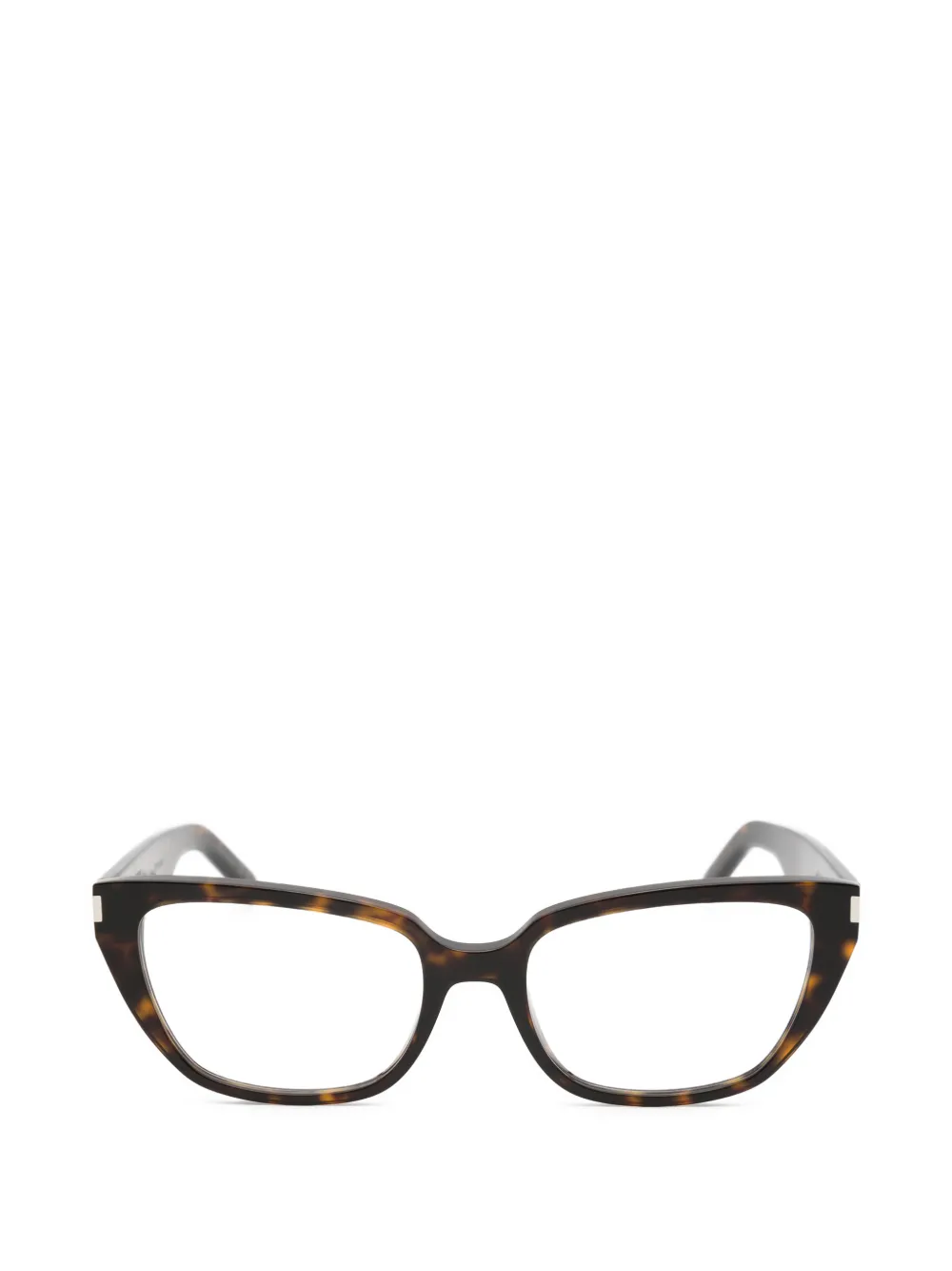 Saint Laurent Eyewear tortoiseshell cat-eye glasses - Braun