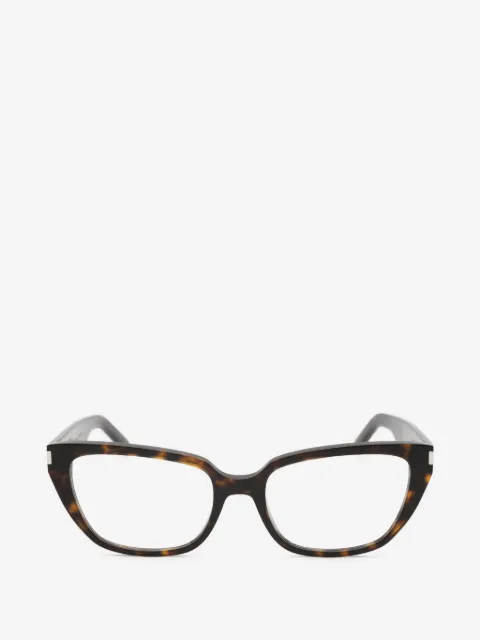 Saint Laurent Eyewear tortoiseshell-effect cat-eye glasses