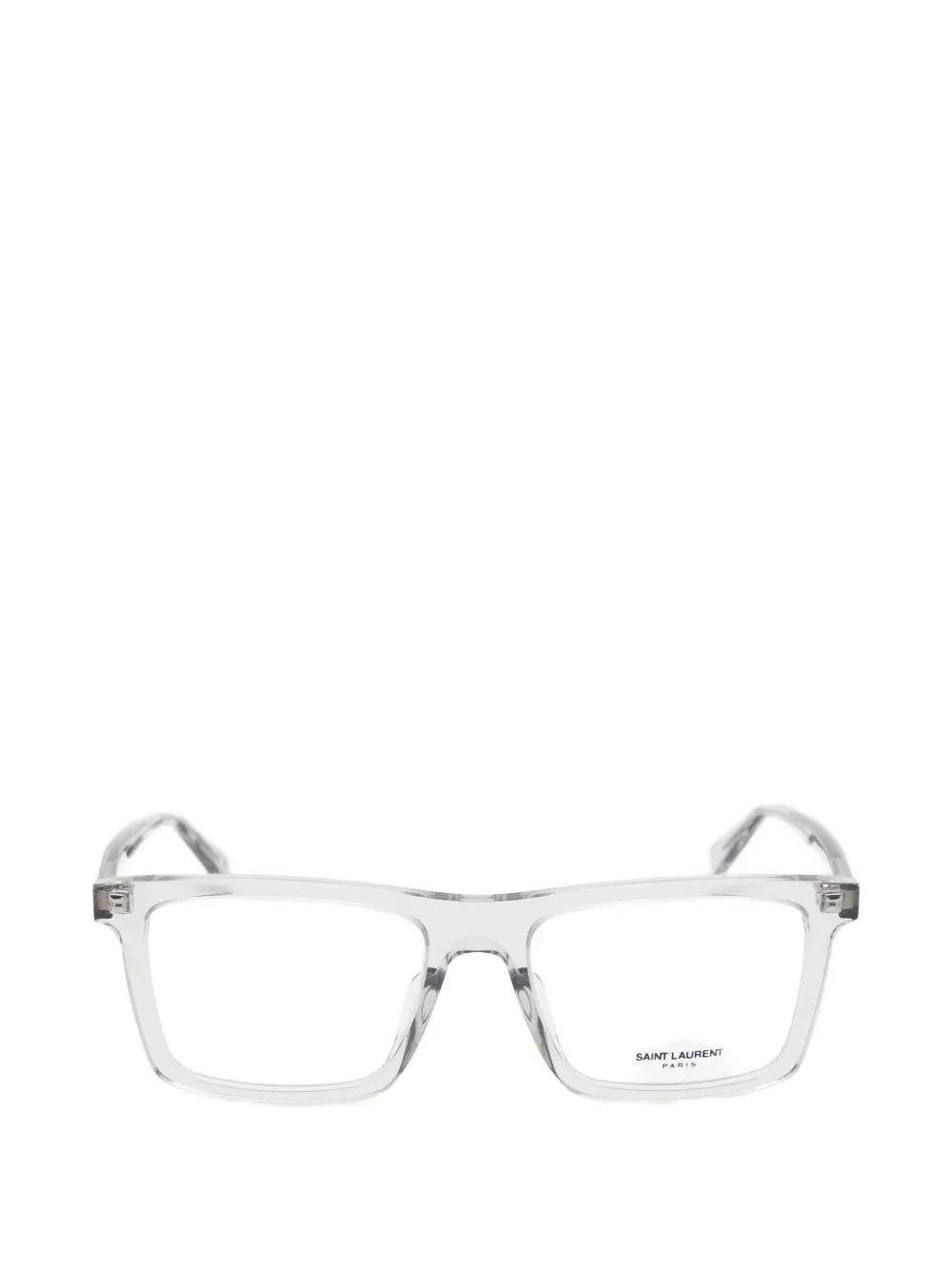 Saint Laurent Eyewear rectangle-frame glasses - Weiß