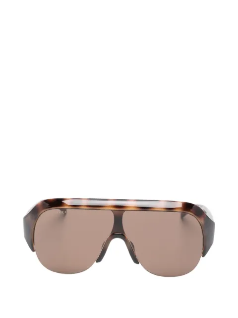 Gucci Eyewear gafas de sol con efecto de carey y montura estilo piloto