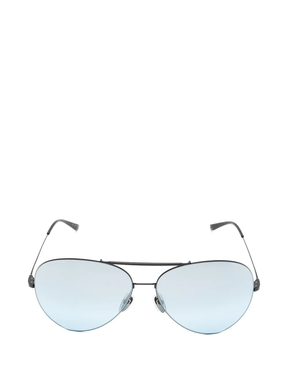 Gucci Eyewear pilot-frame double-bridge sunglasses - Nero