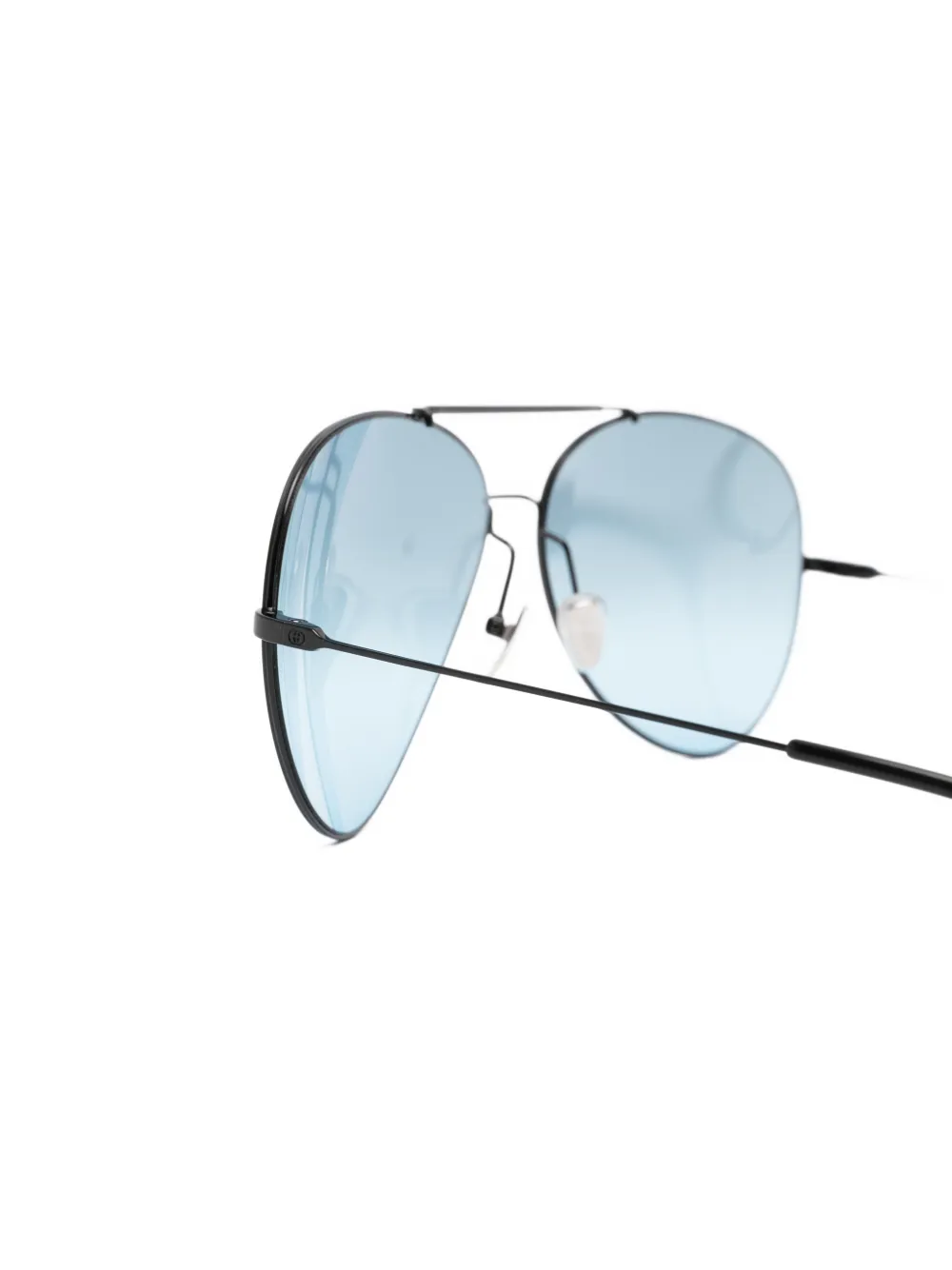 Gucci Eyewear Zonnebril met piloten montuur Zwart