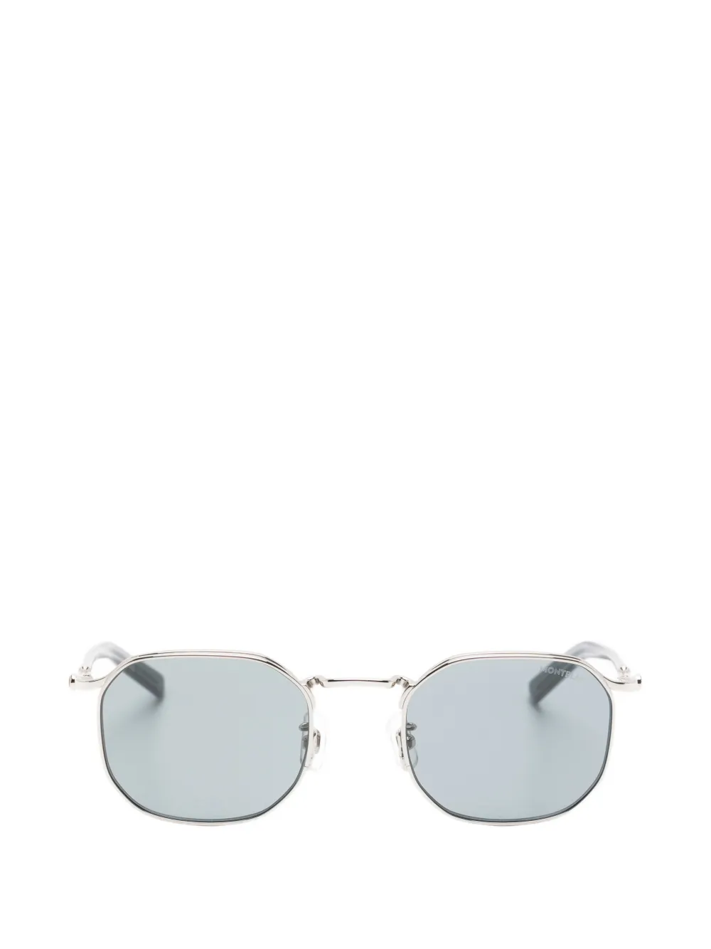 Montblanc logo-detail sunglasses - Argento