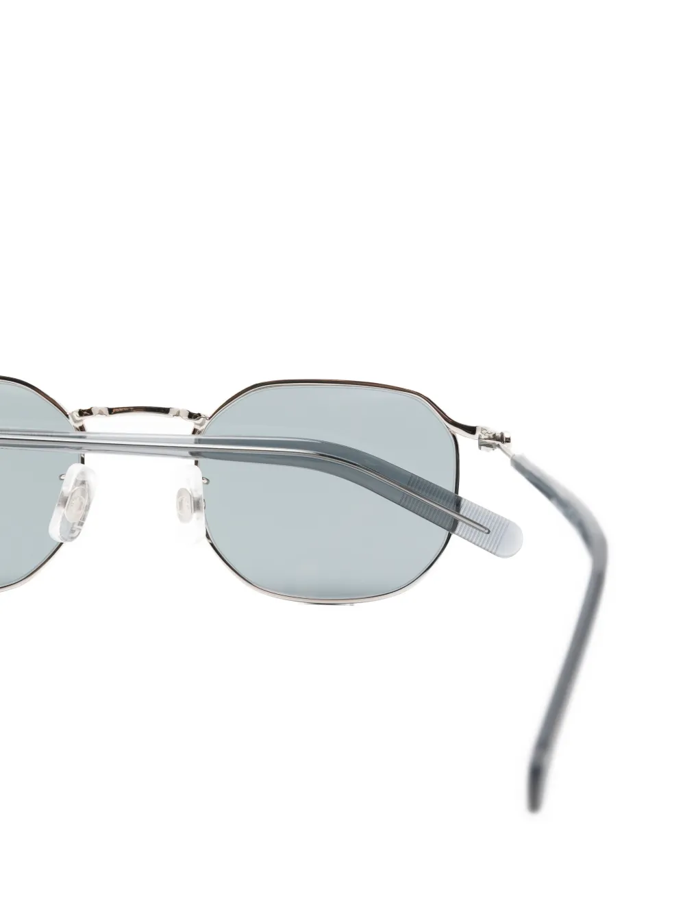 Montblanc Zonnebril met logodetail Zilver