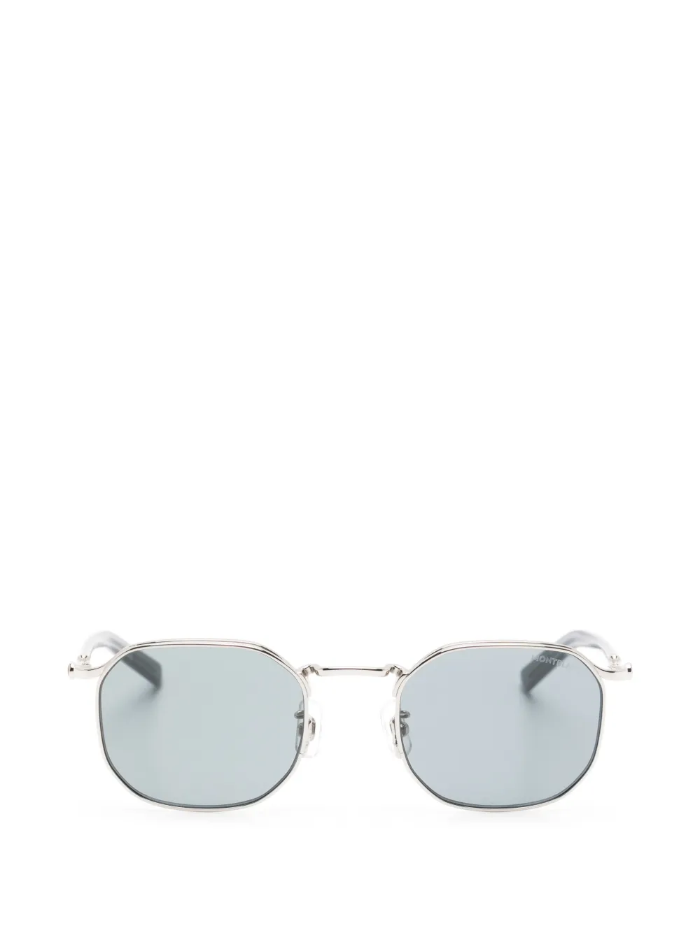 Montblanc logo-detail sunglasses - Argento