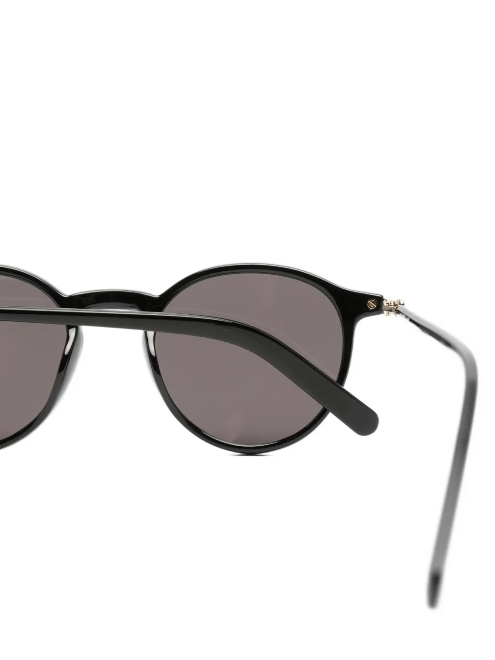  Montblanc Occhiali Da Sole Tondi - Nero 