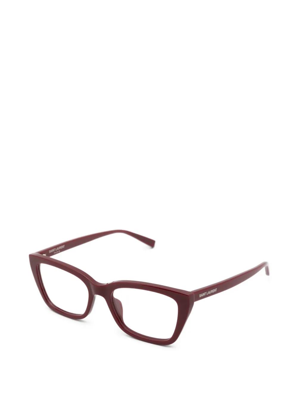 Saint Laurent Eyewear Bril met cat-eye montuur Rood