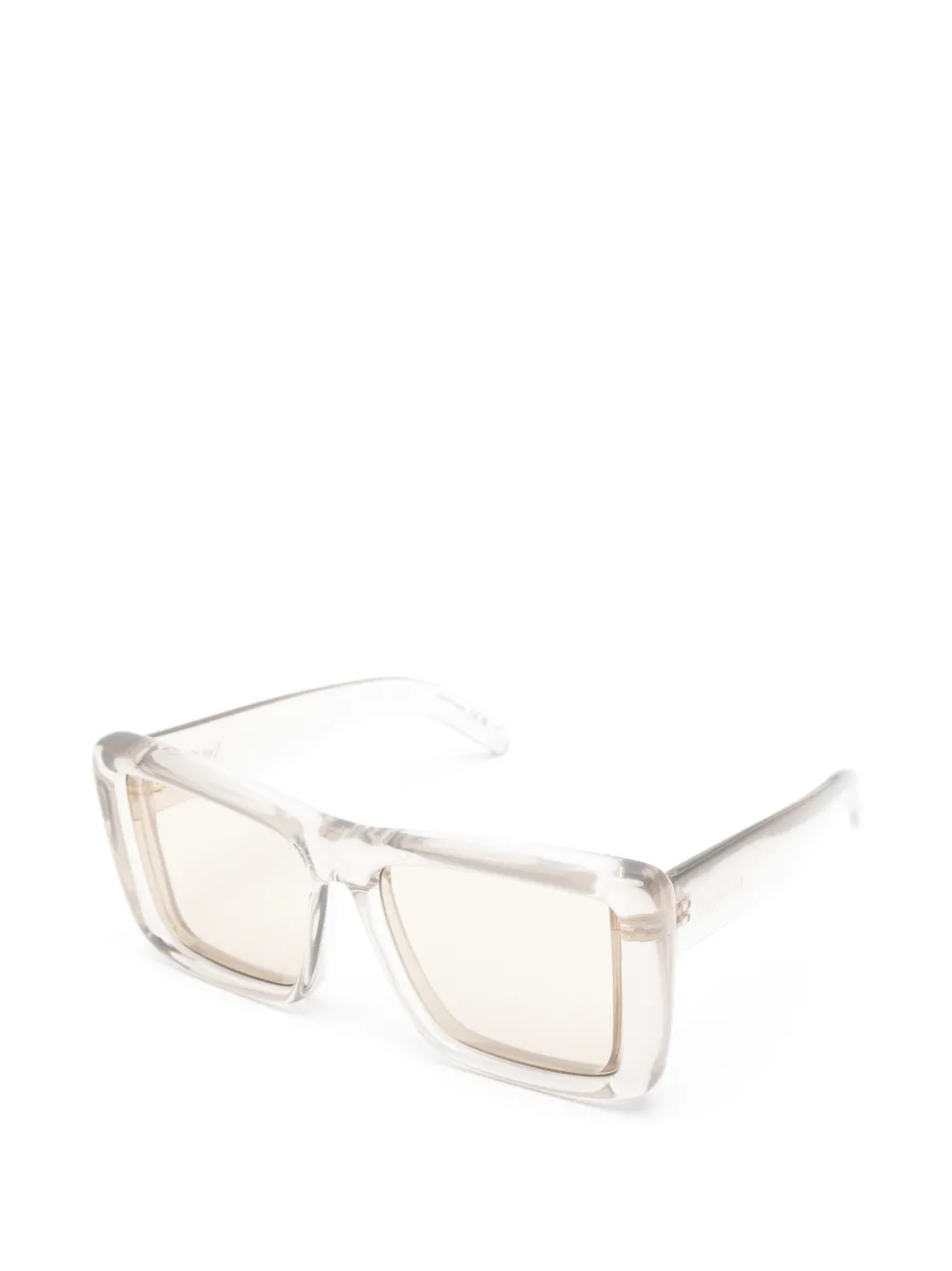 Saint Laurent Eyewear Howl zonnebril met vierkant montuur Wit