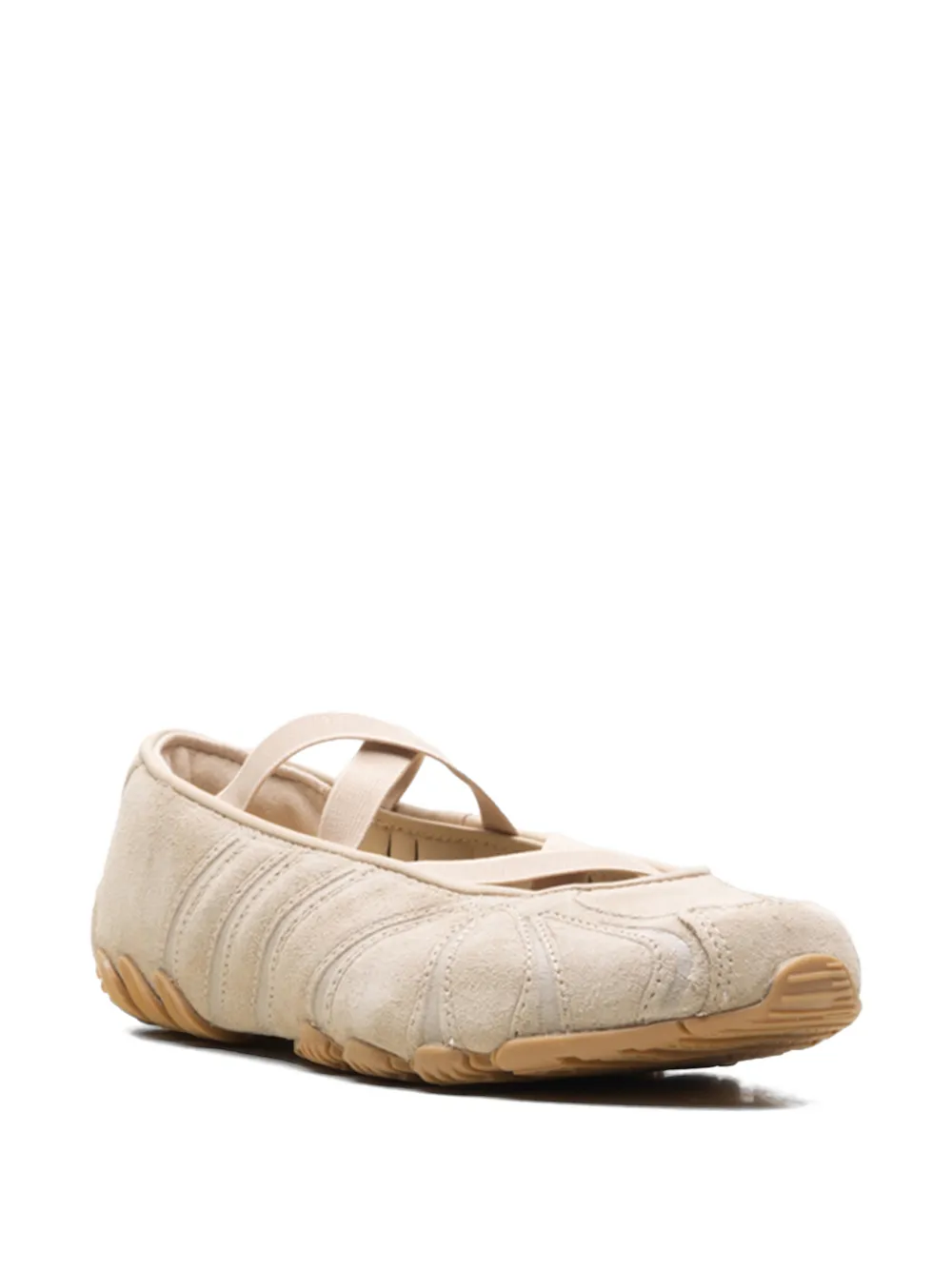 adidas Ghost Sprint elasticated ballet flats Beige