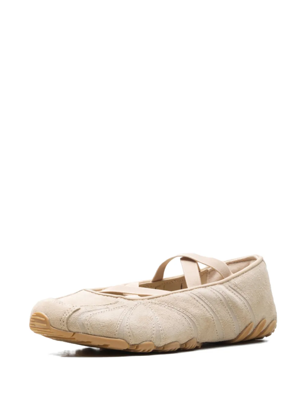 adidas Ghost Sprint elasticated ballet flats Beige