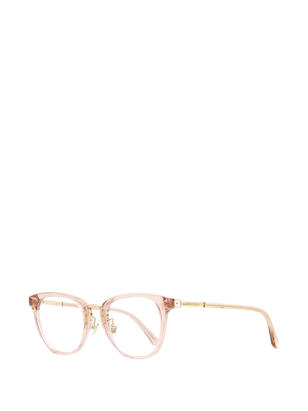 Jimmy Choo Eyewear Bril verfraaid met kristallen Roze
