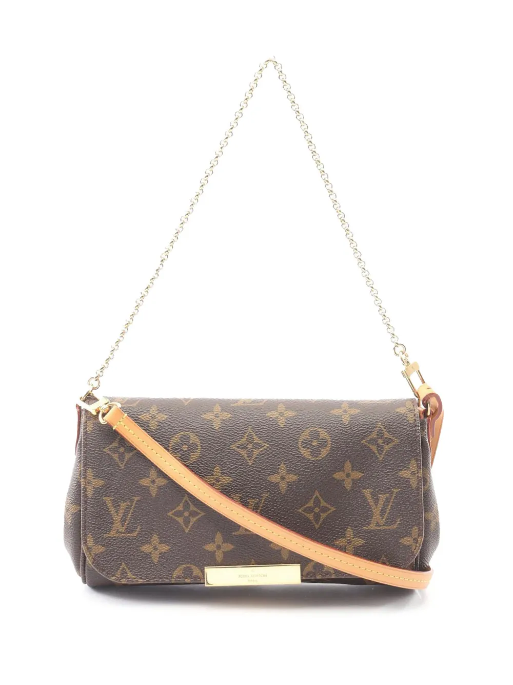 Louis Vuitton Pre-Owned 2015 Monogram Favorite PM satchel - Marrone