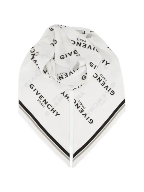 Givenchy maxi Shadow logo-print bandeau scarf