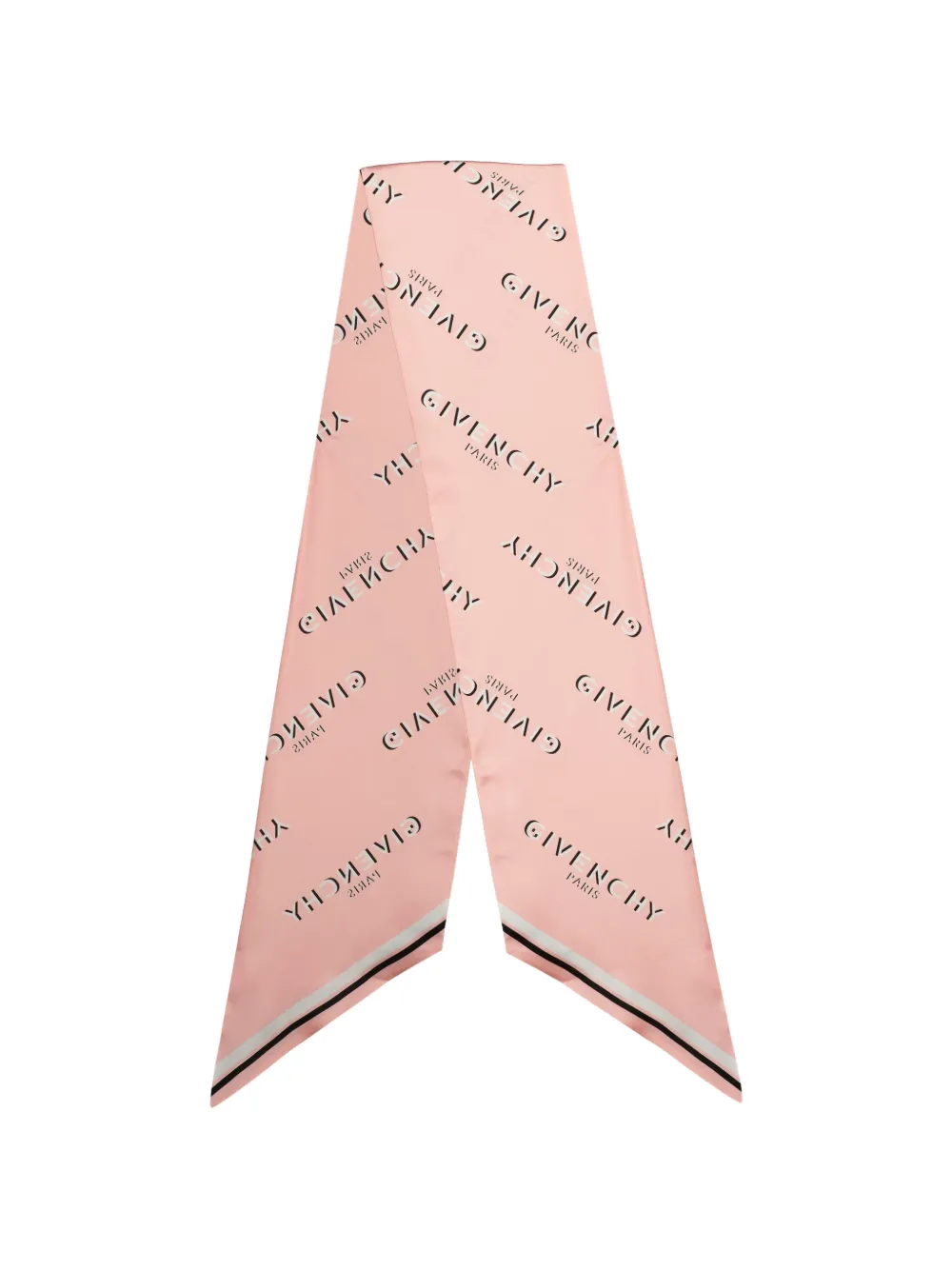 Givenchy maxi Shadow logo-print bandeau scarf - Rosa