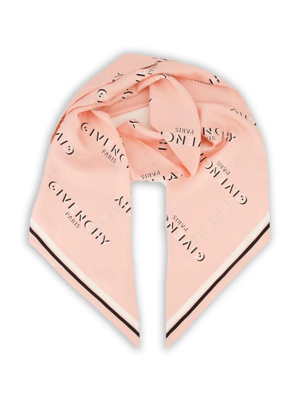 Givenchy Maxi Shadow bandeau sjaal met logoprint Roze
