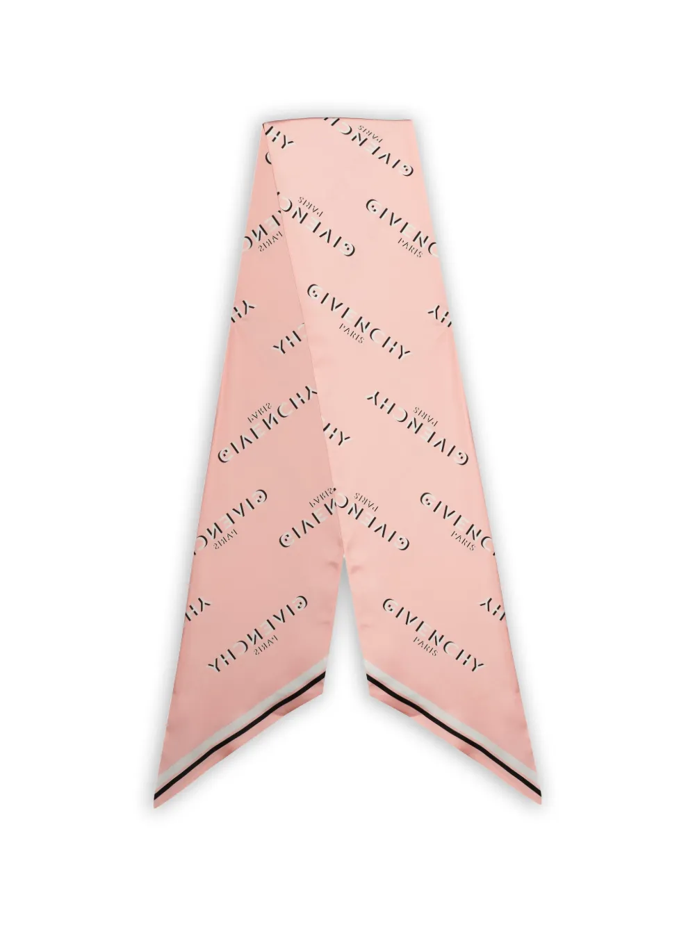 Givenchy maxi Shadow logo-print bandeau scarf - Rosa