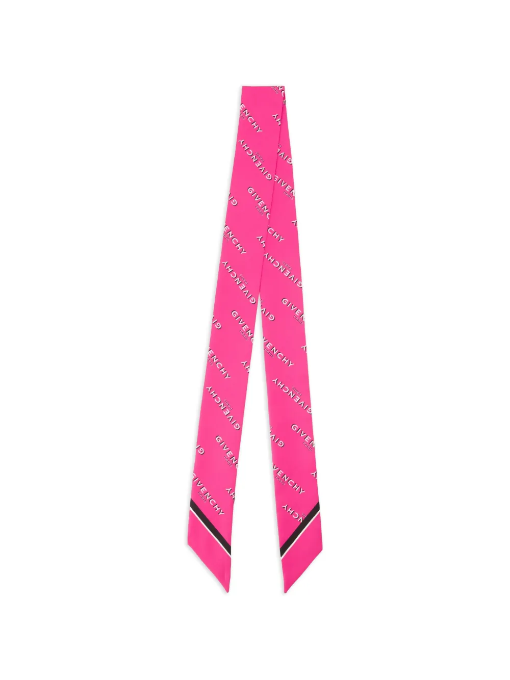 Givenchy Shadow silk scarf - Rosa