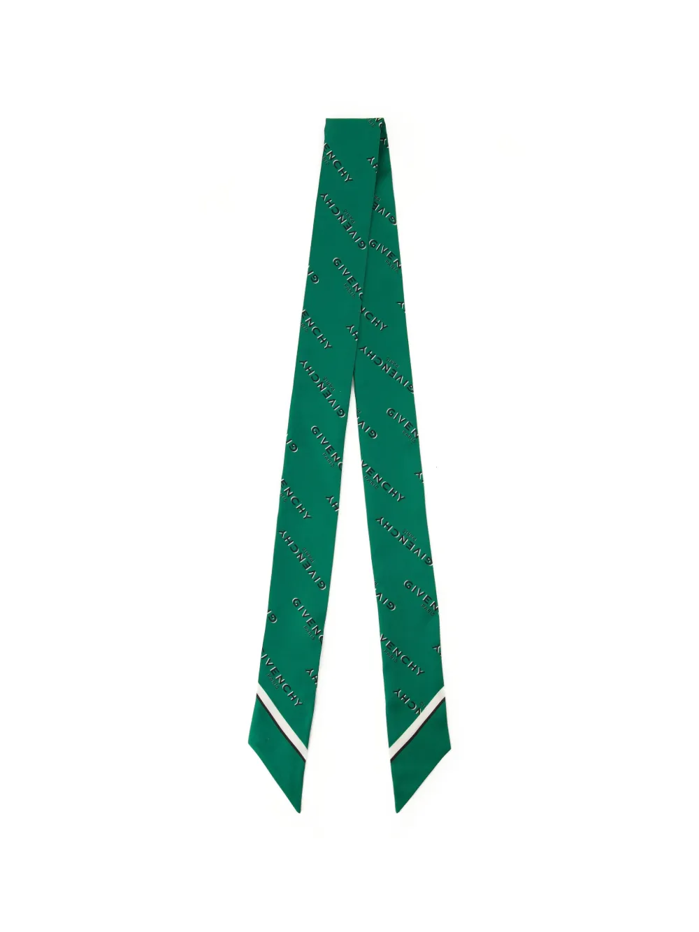 Givenchy Shadow logo-print headband scarf - Verde