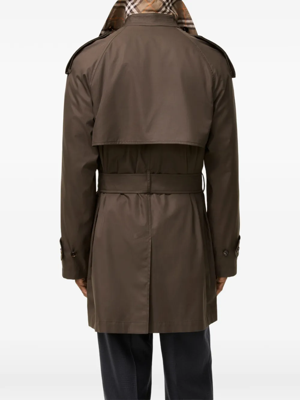 Burberry Leadenham trenchcoat met dubbele rij knopen Bruin